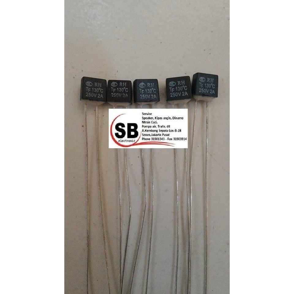Thermal Fuse Kipas angin 2 & 3 Ampere