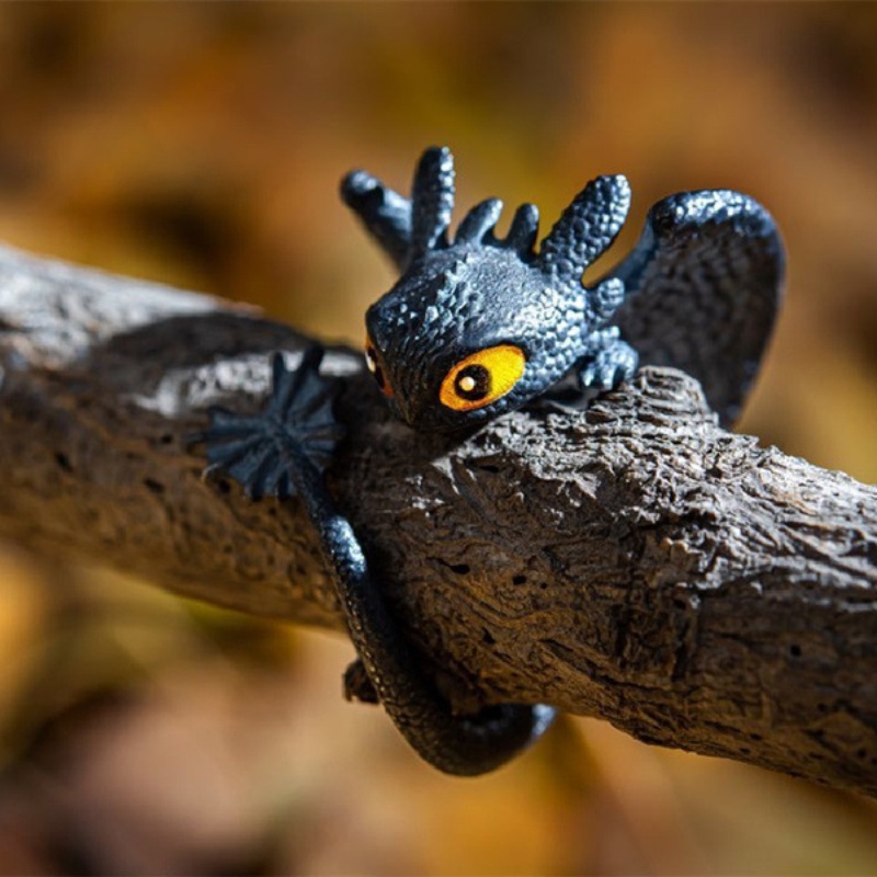 [ Fashion Cute Cartoon Fairy  Toothless Dragon Ring Adjustable Open Rings Gifts Jewelry for Friends ]