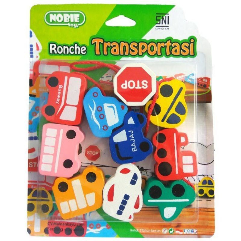 Ronce Transportasi | Mainan Ronce Anak Edukasi Seru