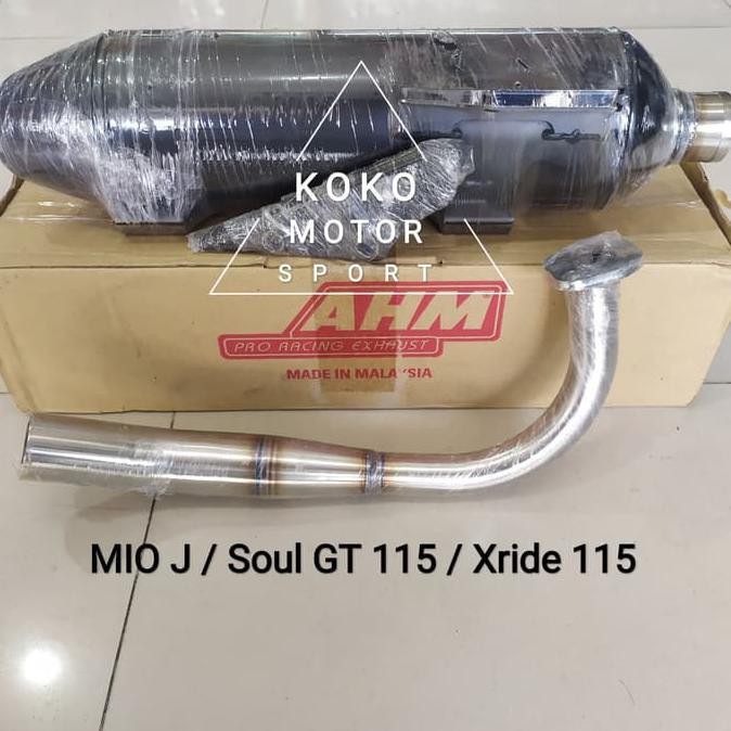 KREDIT KNALPOT MOTOR RACING. KNALPOT TSUKIGI AHM ORI MALAYSIA MIO J / FINO 115 / SOUL GT 115 PROMO