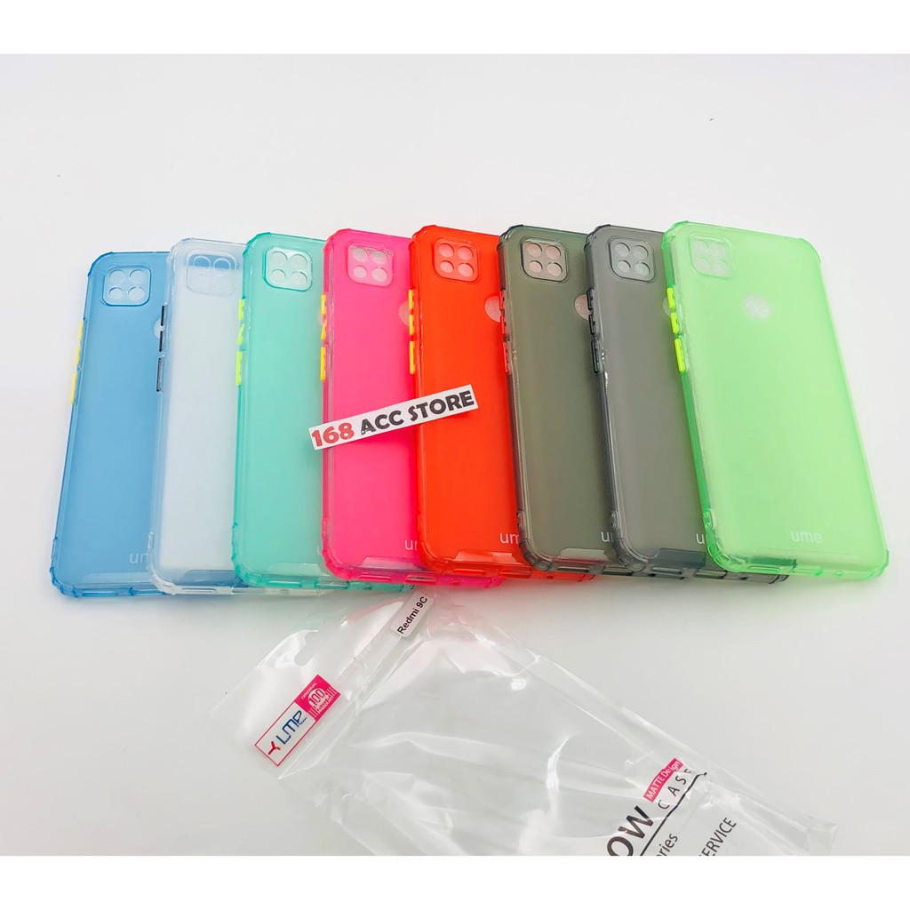 SILIKON XIAOMI REDMI 9C CASE WARNA / SOFT CASE REDMI 9C UME RAINBOW