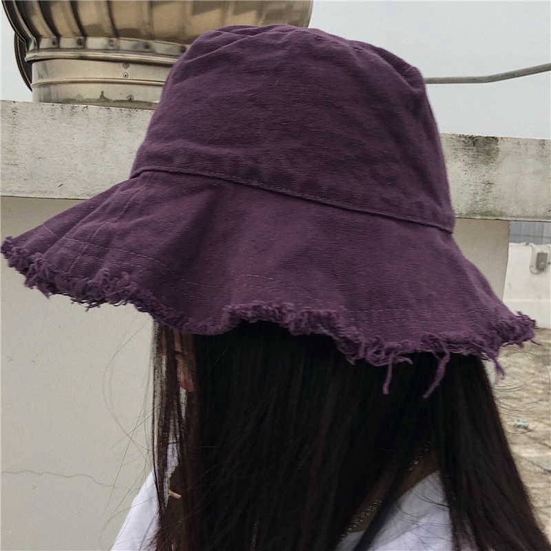 19019Wild leisure big brim fisherman hat sunshade hat