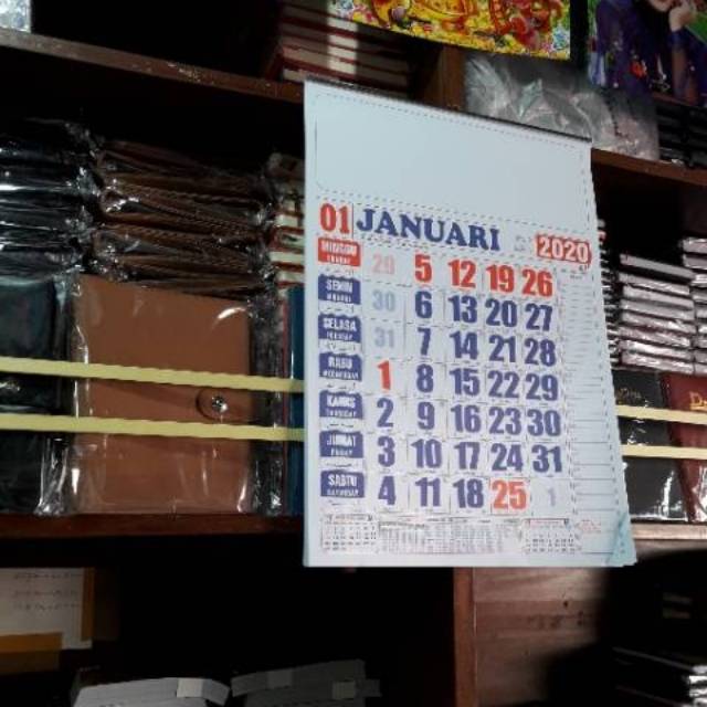 

Kalender Kerja Angka sedang tahun 2020