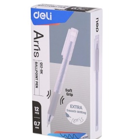 

Ballpoint Pen 0.7mm, Tinta Hitam/Biru Capable/Retractable, untuk Menulis Lebih Halus EQ12