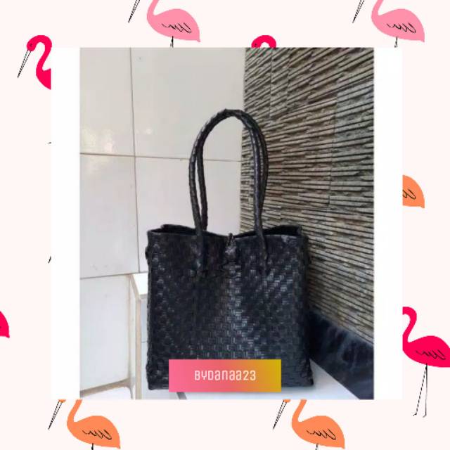 Tas anyaman plastik/tas handmade/tas kerajinan