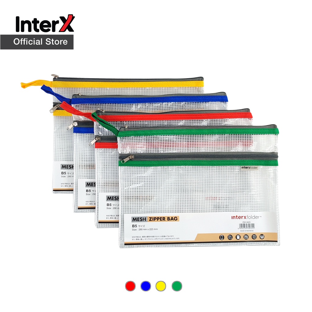 

InterX Zipper Mesh Bag B5