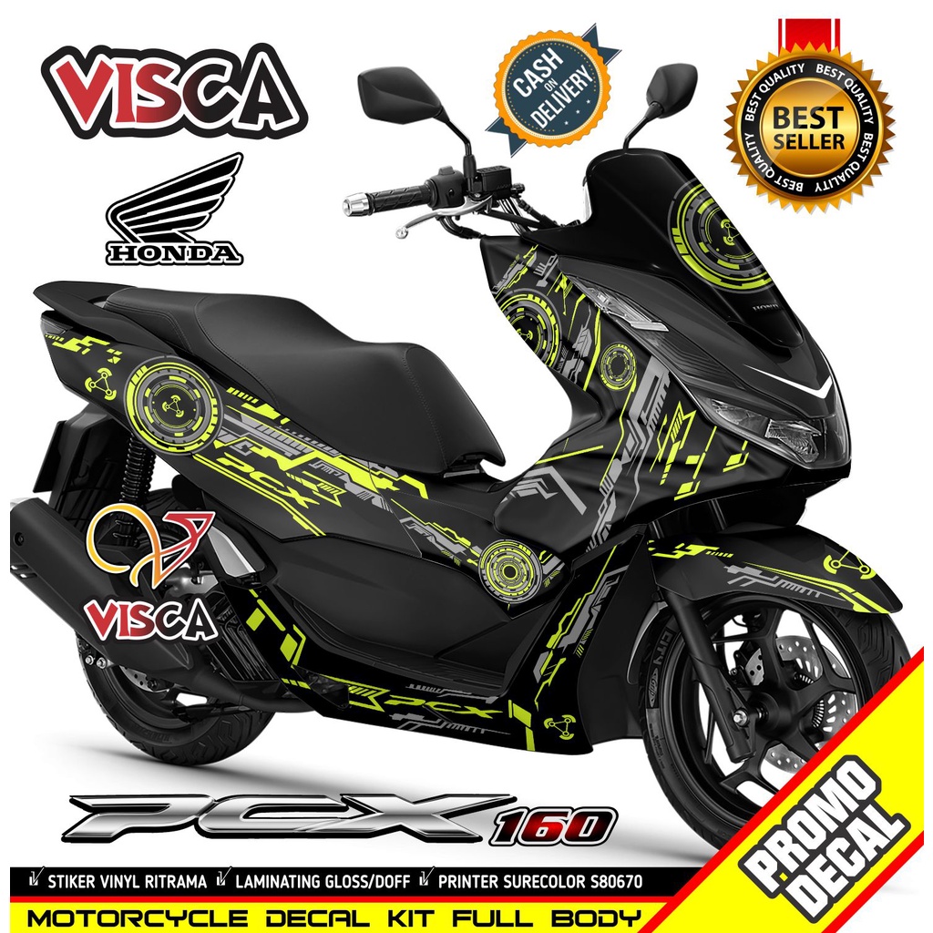(COD) Decal Pcx 160 Full Body 2021 2022 2023 Stiker Pcx 160 Full Body 2022 Dekal Pcx 160 Full Body 2