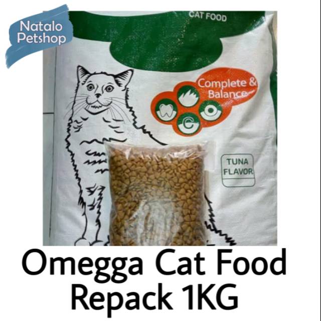 Omegga Cat Food 1KG/Makanan Kucing Murah/Omega