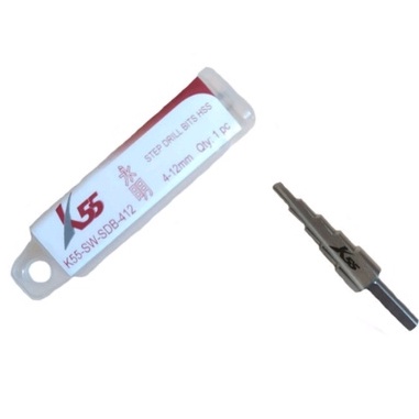 Mata Bor Pagoda 4-12 mm Mata Bor Piramid Besi Kayu Multi Step Drill Step Steel Cone Drill Bits 4-12 