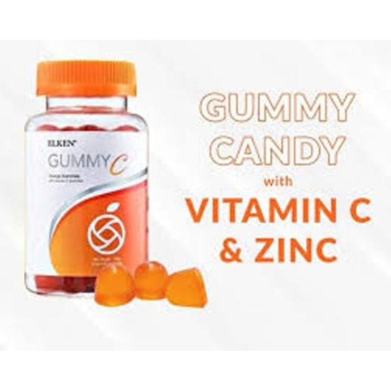 ELKEN GUMMY C (60 Gummies) Vitamin C dan Zinc