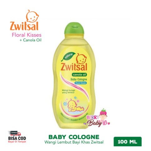 Zwitsal Classic Baby Cologne Floral Kisses 100 ml Parfum Bayi Anak