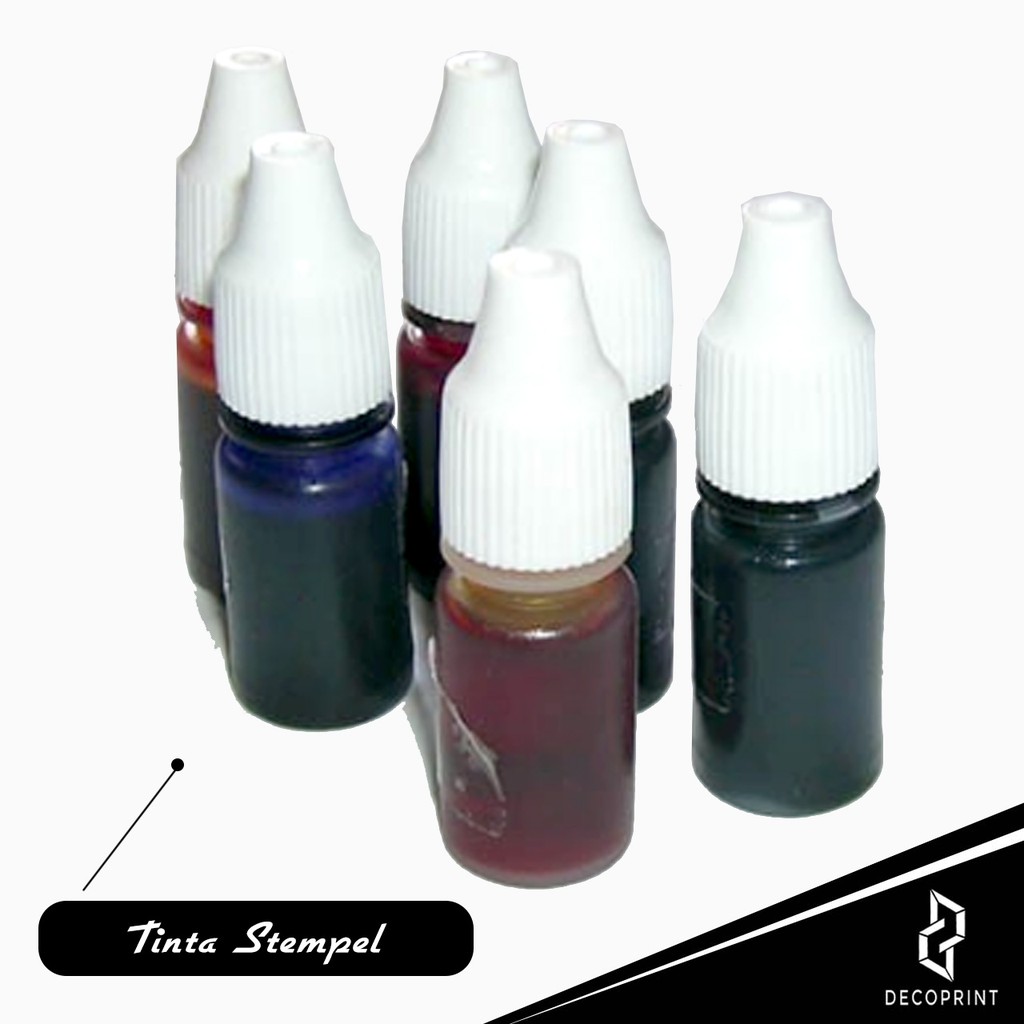 

Tinta Stempel Flash 5ml Tinta Stempel Warna Hitam Hijau Biru Merah Ungu Tinta Isi Ulang Stempel 5ml