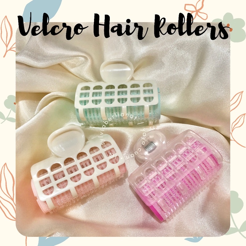 Jual Velcro Hair Rollers Air Bangs Curly Fillimilli Clip Hair Roller