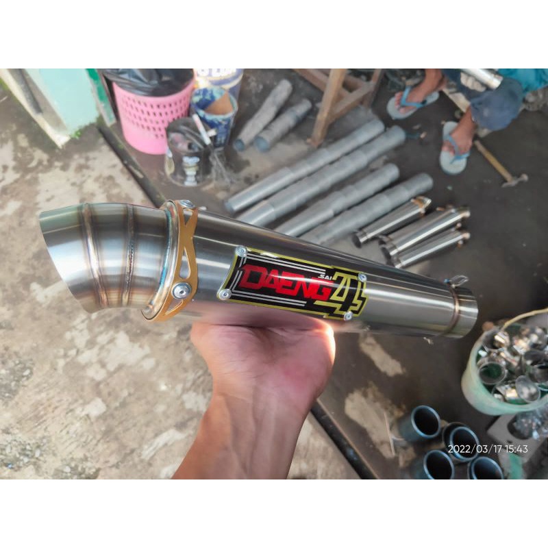 SELENCER KNALPOT RACING DAENG POLOS TITAN