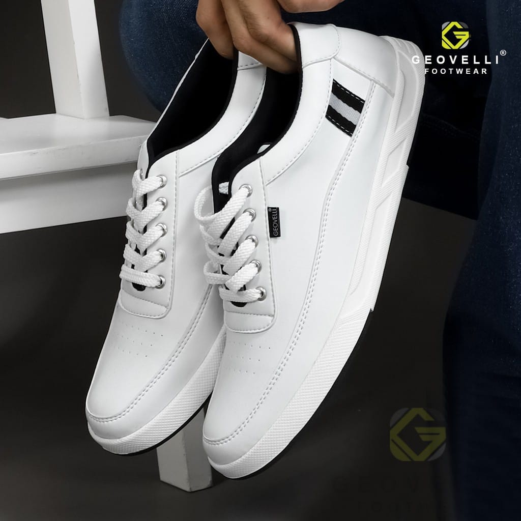 GEOVELLI - sepatu pria / sepatu pria sneakers / sepatu pria keren / sepatu pria casual / sepatu pria murah / sepatu pria original 100% / Hitam G 3100