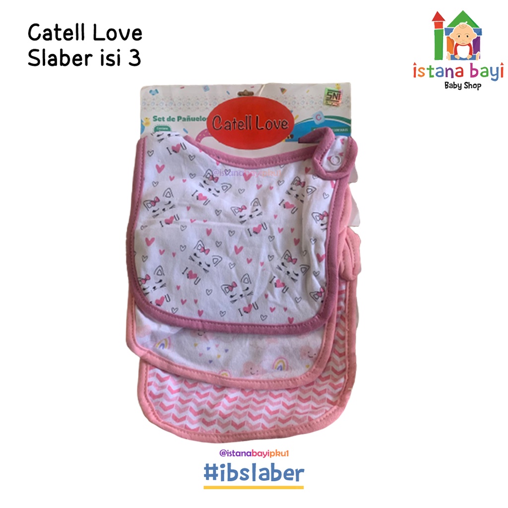 Catell Love Slaber 5in1 / 3in1 boy &amp; Girl - Celemek Bayi