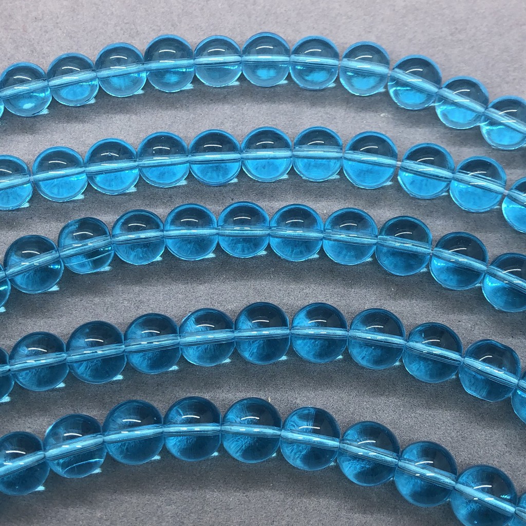 Lake Blue Quartz Crystal Beads