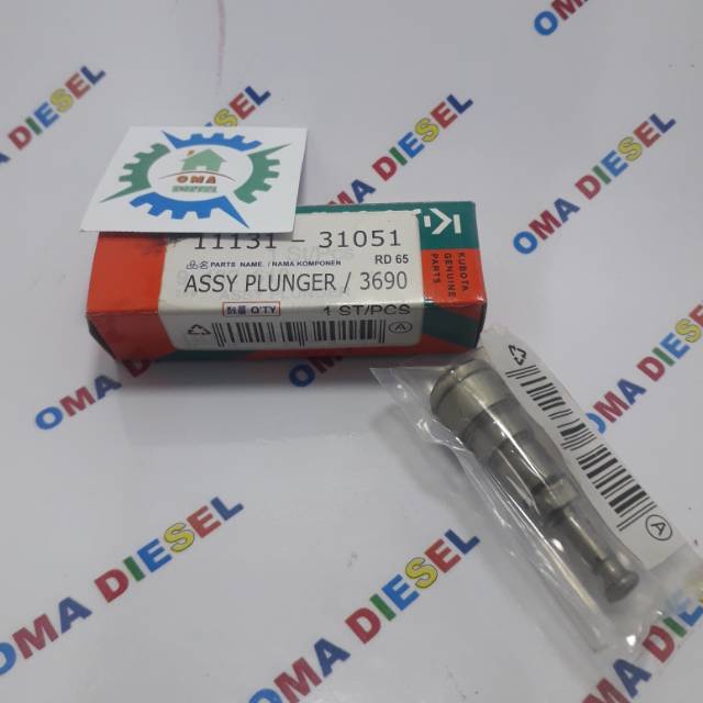 Plunger mesin diesel Kubota RD65