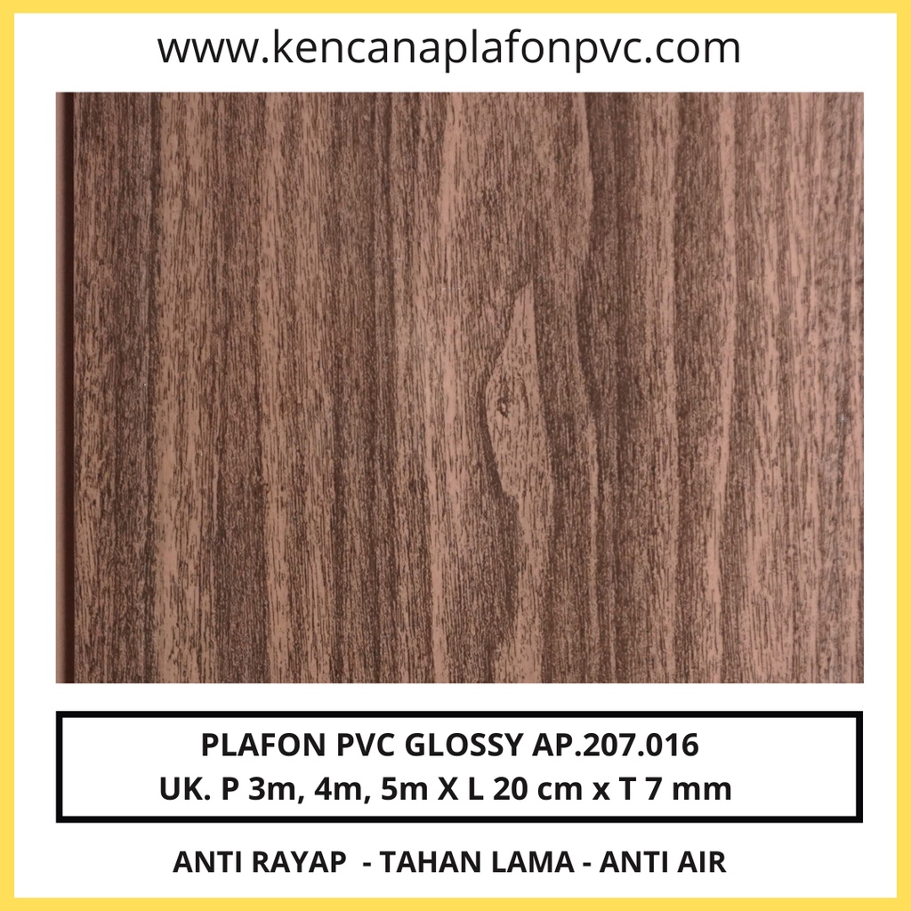 Plafon PVC Glossy Lebar 20 cm AP. 207.016