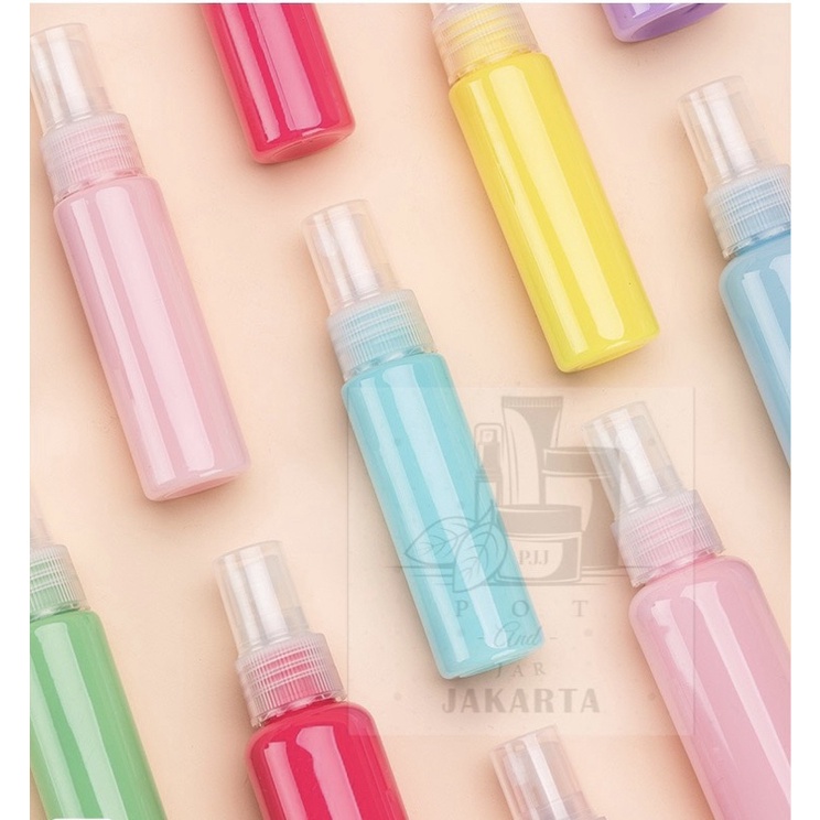 10ml/30ml/50ml Botol SPRAY/FLIPTOP Warna Pastel