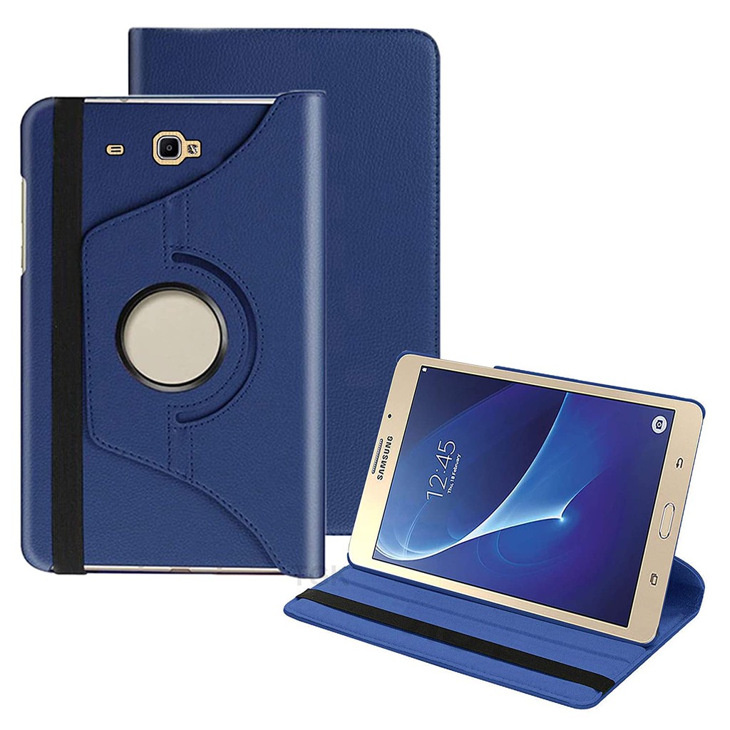 Samsung Tab A6 7.0 2016 SM-T285  / T280 Rotating PU Leather Stand Flip Cover Case sarung Casing