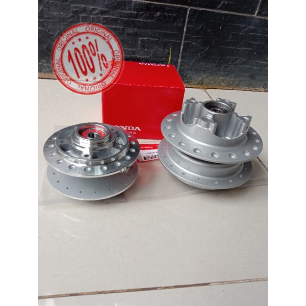 tromol trombol cakram 1 set depan belakang  supra x 125/original honda