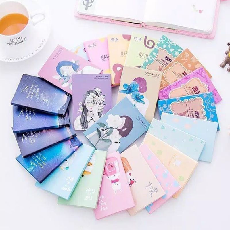 Paper Face Kertas Linen Tisu penyerap minyak wajah 50lembar