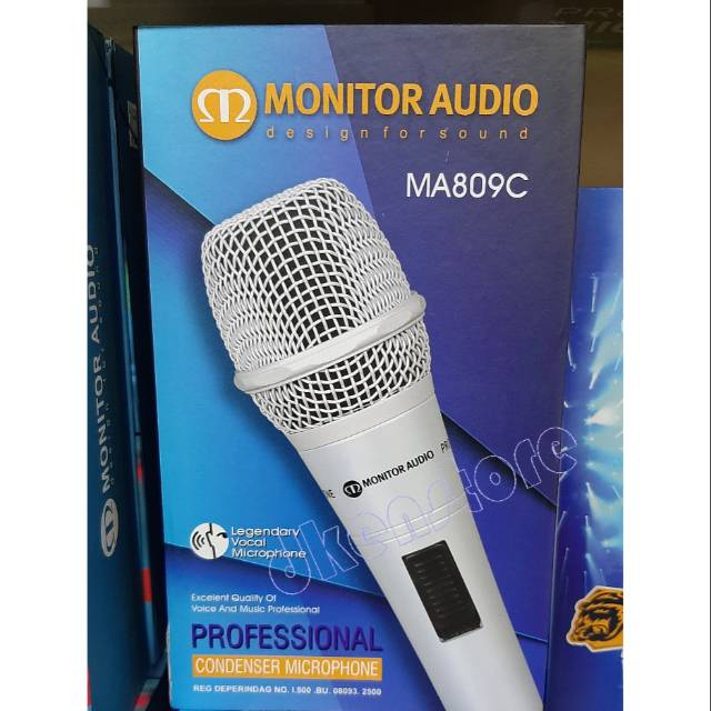 Mic kabel kondensor Monitor Audio MA809C sensitif