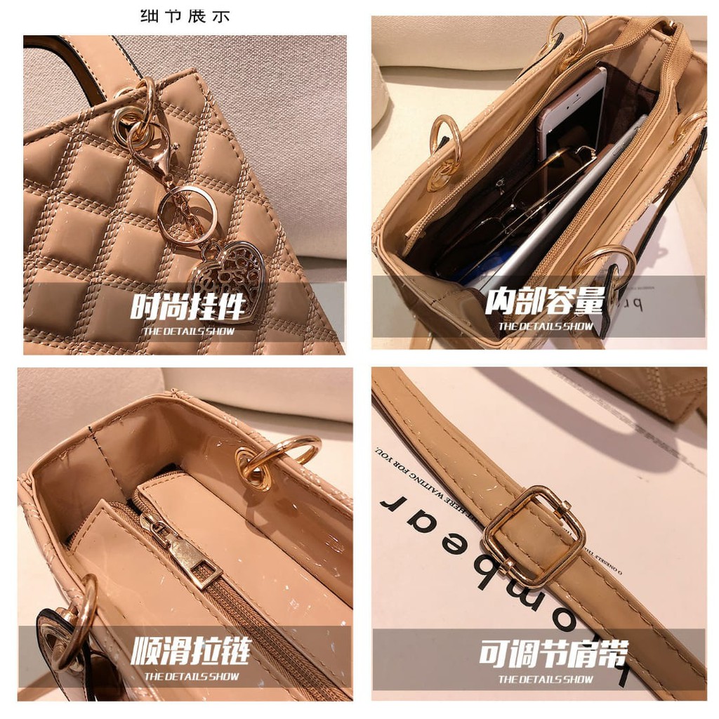 TAS SELEMPANG WANITA KULIT COKLAT FIERA TA141B7 IMPORT MURAH FASHION BRANDED PESTA BATAM JINJING ORI