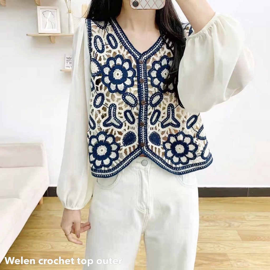 Welen crochet top outer - Thejanclothes