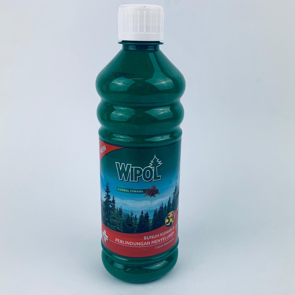 Wipol / karbol cemara / Cairan disinfektan / 5in1 / 450ML