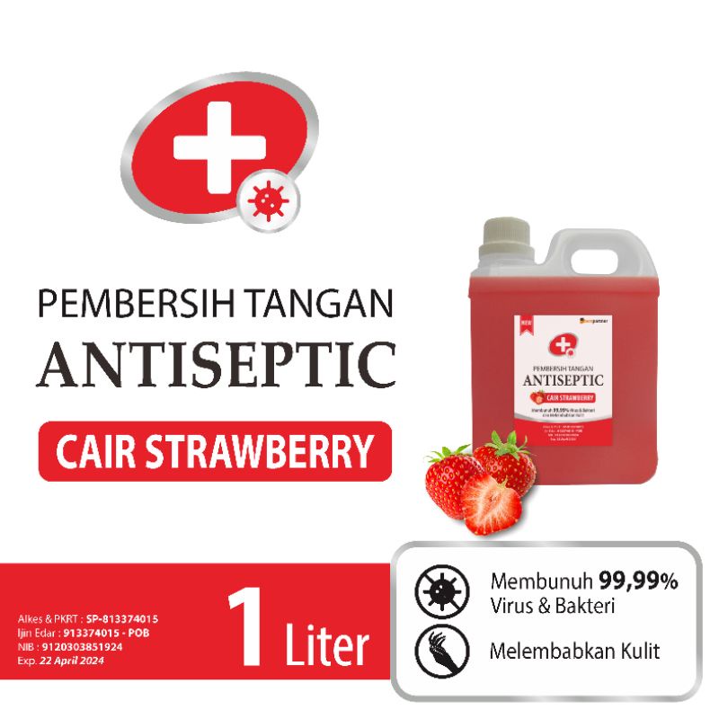 Handsanitizer antiseptic cair STRAWBERY
