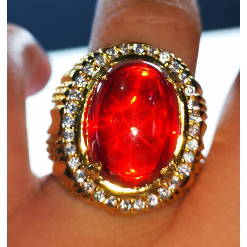BATU PERMATA MERAH SIAM STAR