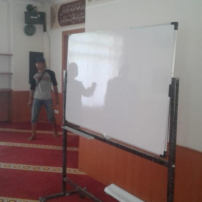 

Whiteboard Standing Magnetik Double Face 90 150 Cm