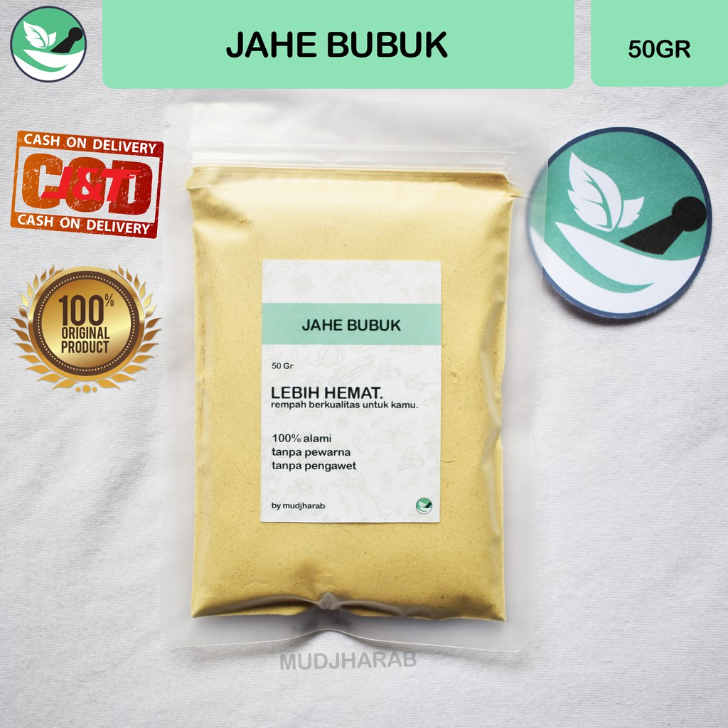 

50gr JAHE BUBUK / GINGER POWDER - ASLI - MUDJHARAB