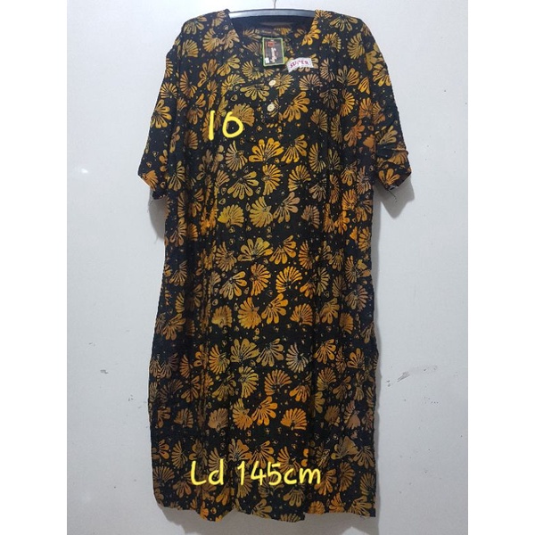 YULI - DASTER L5 REMEK LD 140 - 150 CM PB 110 CM BATIK KENCANA UNGU LABEL HITAM KUH-no 10
