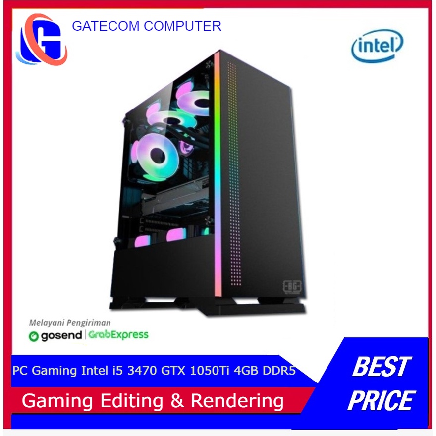 PC Gaming Intel | i5-3470| GTX 1050Ti 4GB| 8GB RAM |SSDHDD