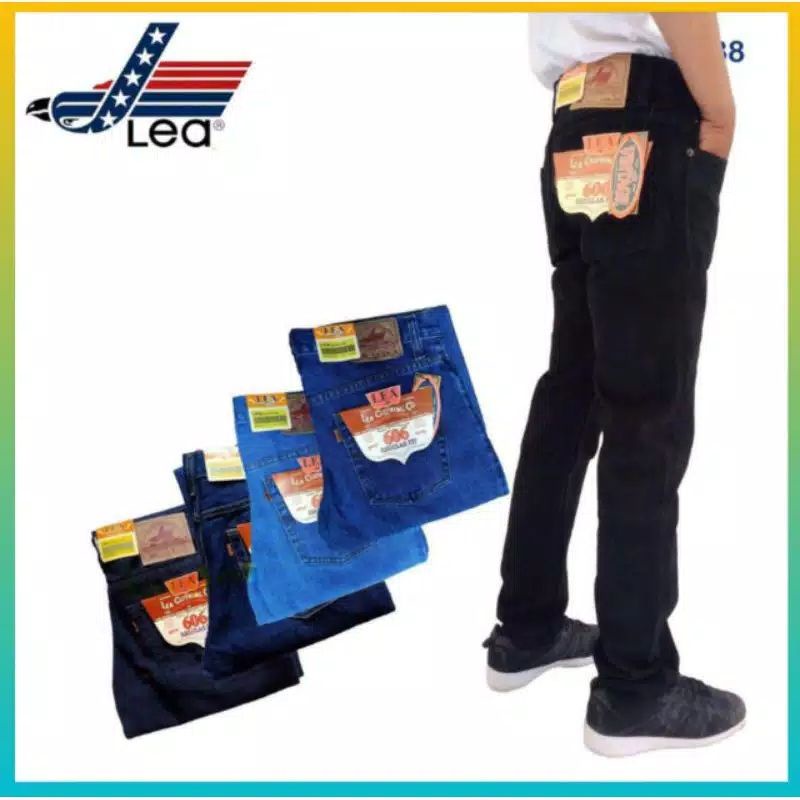 CELANA PANJANG JEANS STANDAR | MURAH | DENIM Mrek Lea 6o6