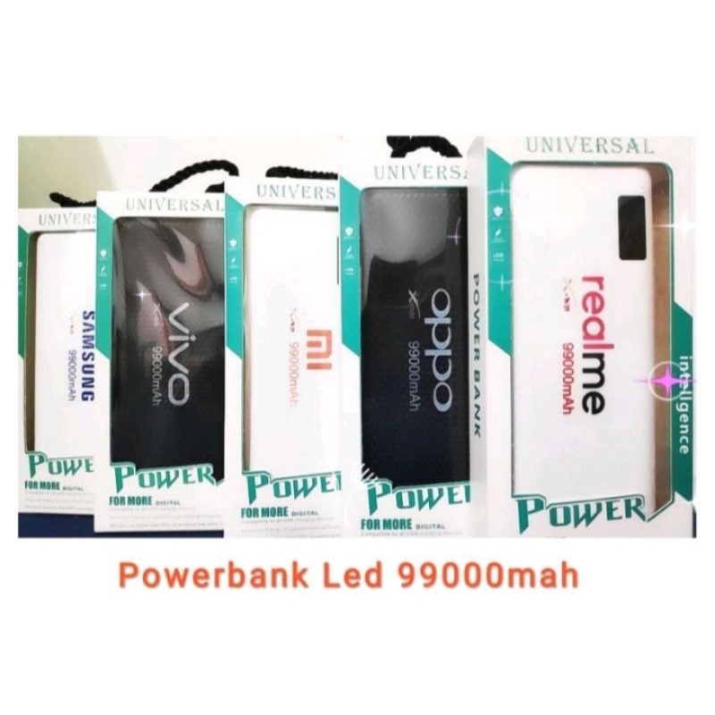 POWER BANK 99000Mah - POWERBANK LED USB