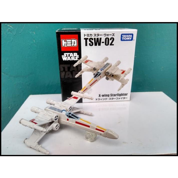 Tomica Star Wars Tsw-02 X-Wing Starfighter Diecast Miniatur Pesawat