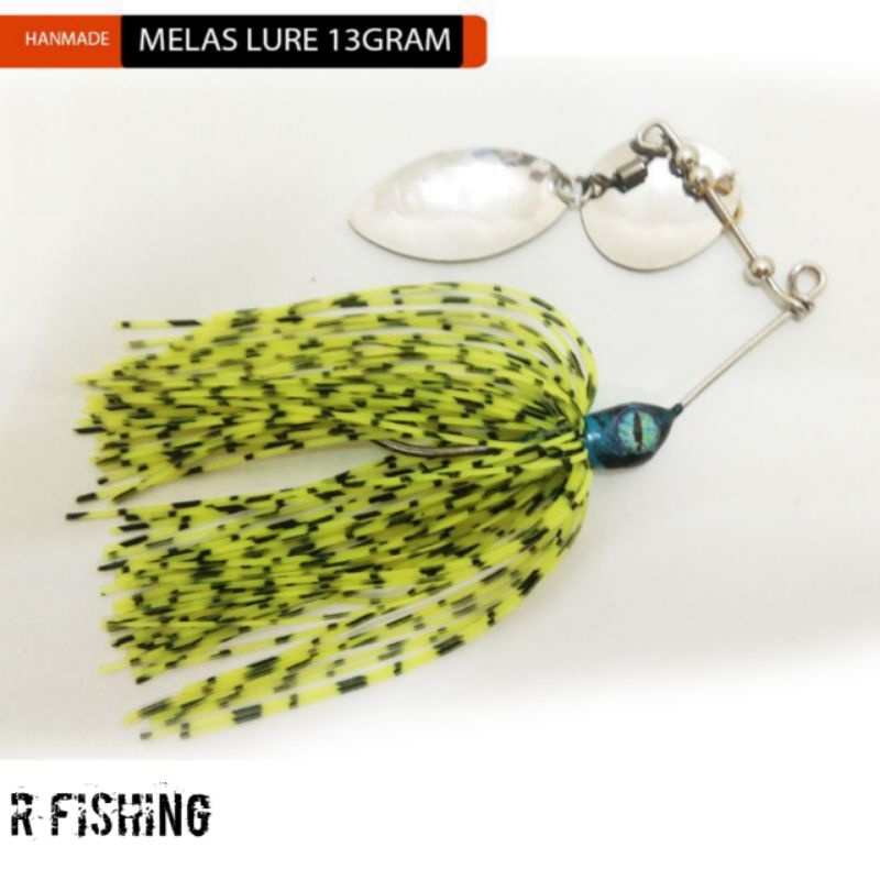 SPINER DOUBLE BLEADE MELAS LURE || UMPAN DALAM || UMPAN CASTING IKAN GABUS DAN TOMAN