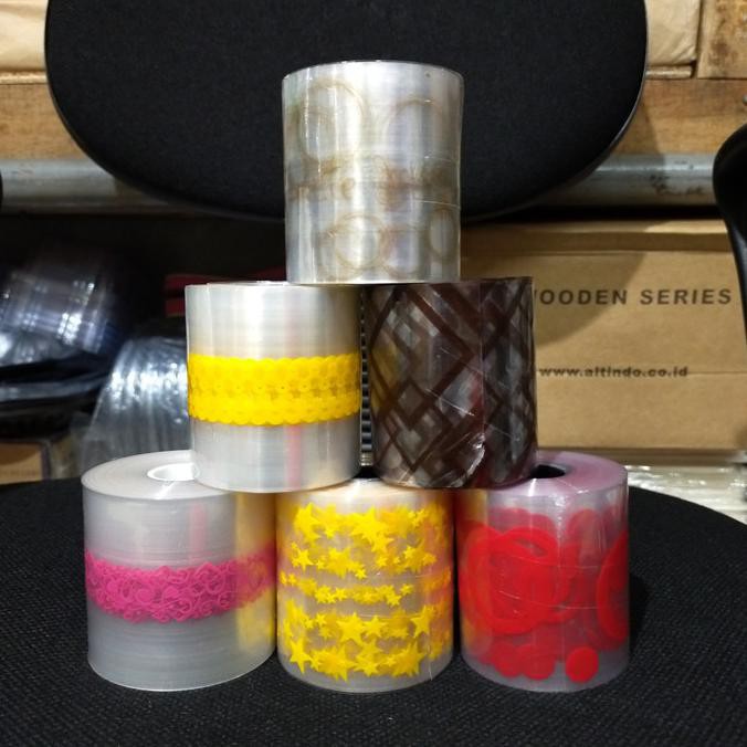 

TERBARU PLASTIK ROLL UNTUK PINGGIRAN KUE/CAKE MOTIF