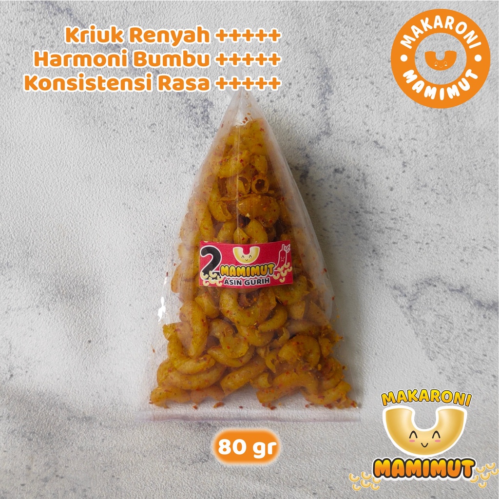 

Makaroni MaMiMut 80gr Kriuk Renyah varian GURIH