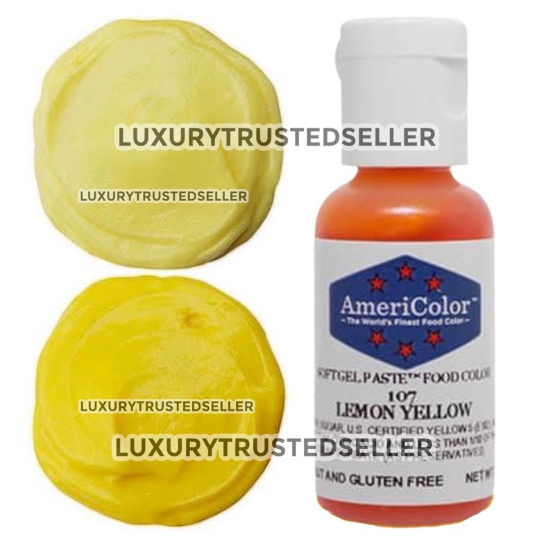 

AMERICOLOR SOFTGEL PASTE LEMON YELLOW 0.75 OZ