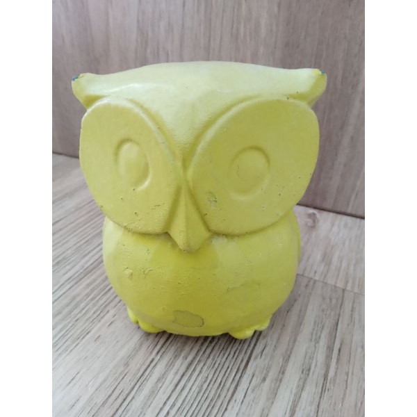 PATUNG KAYU BURUNG HANTU PRELOVED