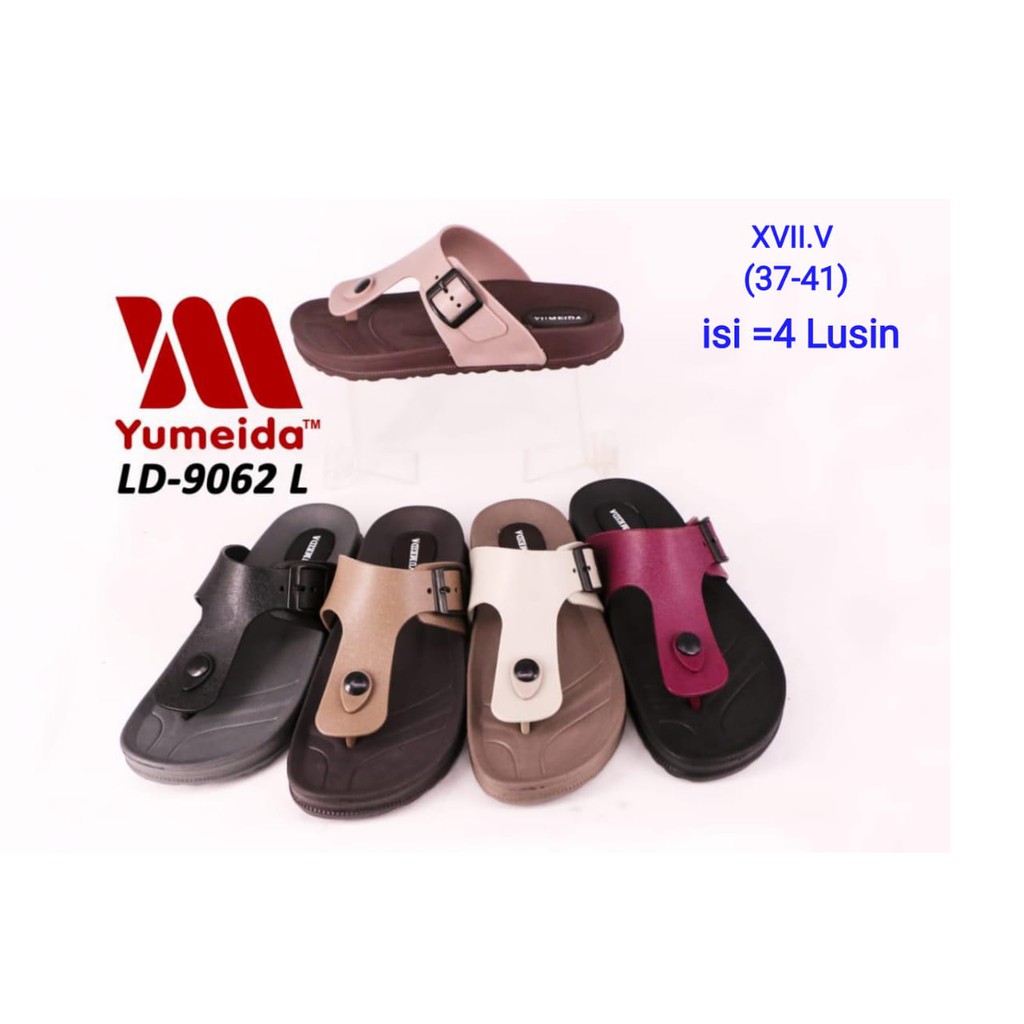 YUMEIDA  9062L SANDAL KARET WANITA  CASUAL TERMURAH