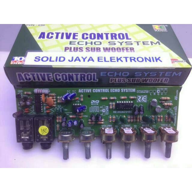 KIT TONE CONTROL STEREO ECHO SUBWOOFER