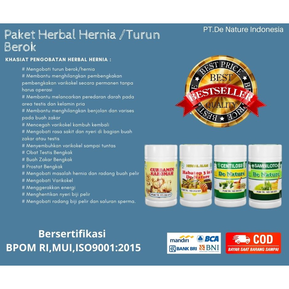 Cara Mengobati Hernia Secara Alami Tanpa Operasi | Obat Hernia | Obat Turun Berok Di Apotik Ampuh