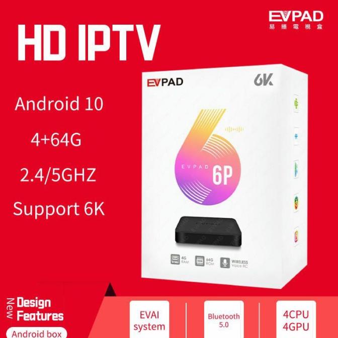 EVPAD 6P 6K 4GB/64GB Android TV box