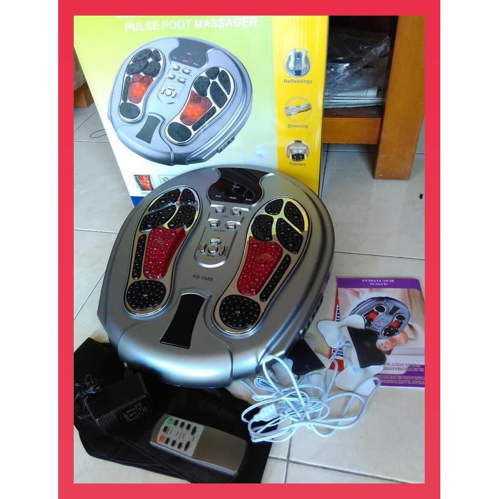 PIJAT KAKI BADAN ELEKTRIK ALAT TERAPI THERAPY GETAR SETRUM ACUPUNTUR TERBARU